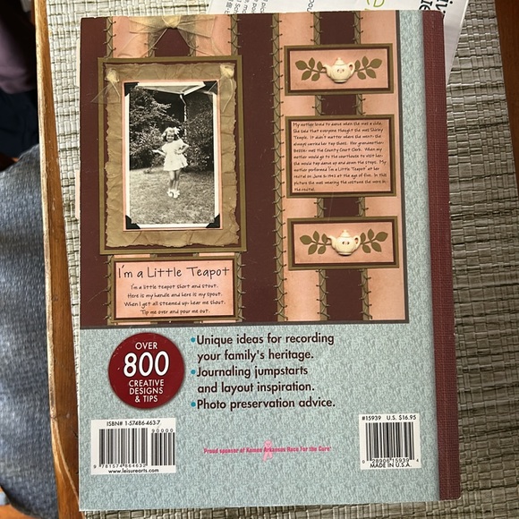 Creating Keepsakes: Scrapbooking Family Heritage Paperback - Picture 2 of 4